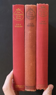 Lot 688 - Tolkien (J.R.R.) Lord of the Rings, 3 volumes, 1954-62