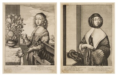 Lot 532 - Hollar (Wenceslaus, 1607-1677). The Four Seasons, 1641