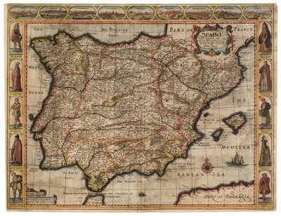 Lot 498 - Spain. Speed (John), Spaine newly described..., 1627