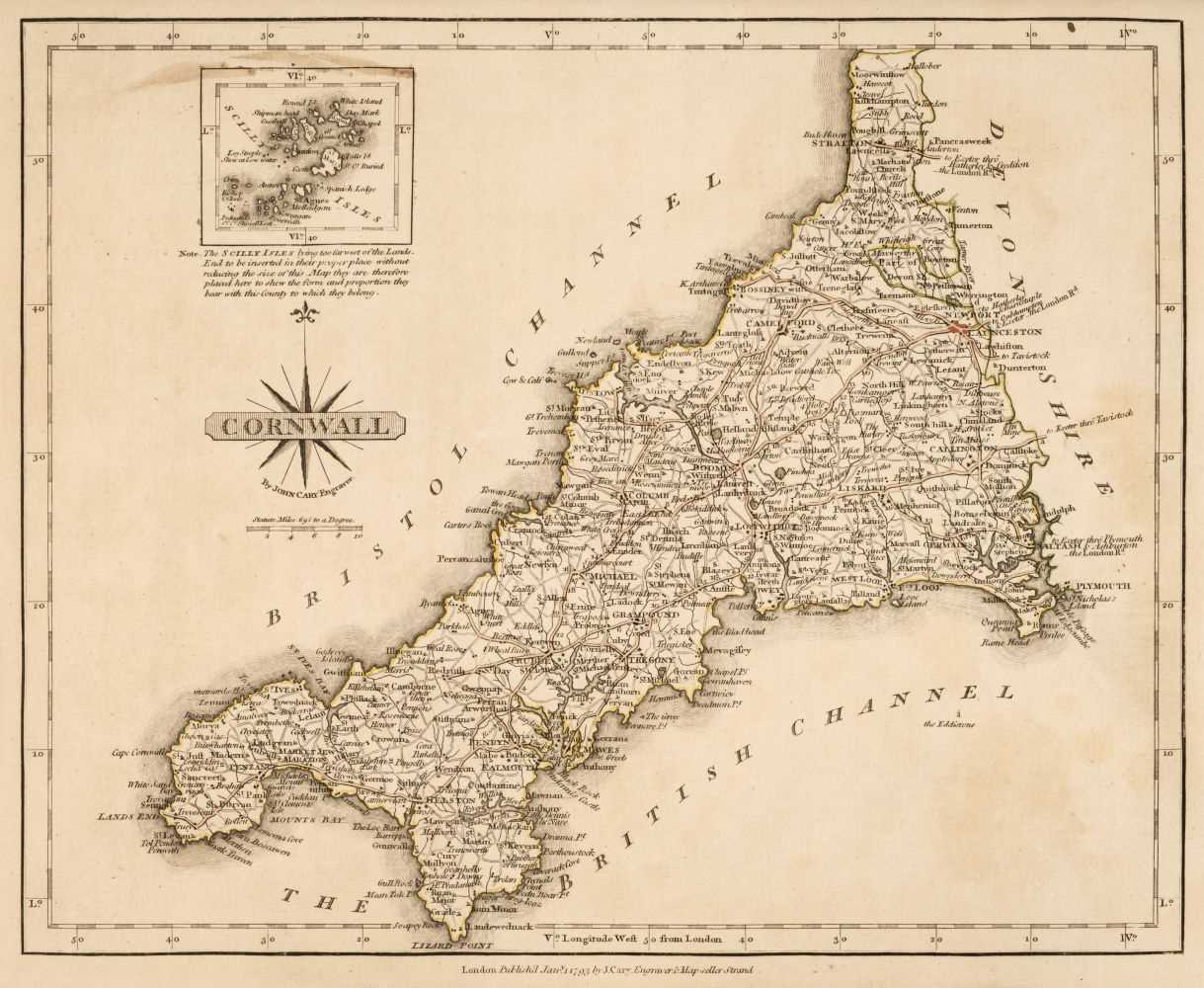 Lot 58 - Cary (John). Cary's New and Correct English Atlas..., 1793