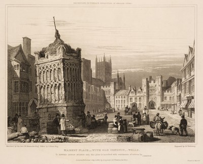 Lot 56 - Britton (John). Picturesque Antiquities of the English Cities, 1830, & 3 others