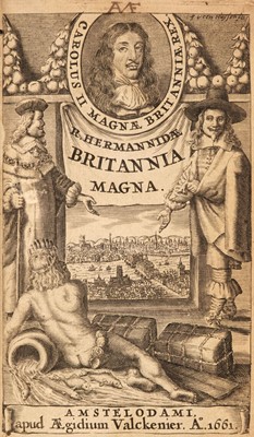 Lot 60 - Hermannides (Rutgerus). Britannia magna, 1661, & one other