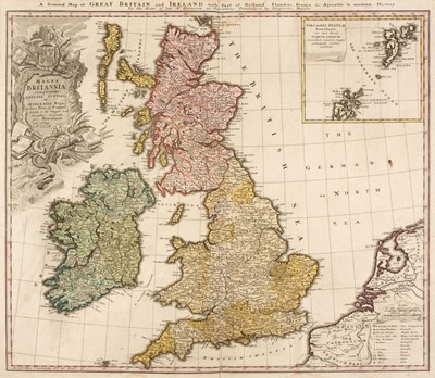 Lot 413 - British Isles. Homann (J. B. Heirs of), Magna Britannia..., 1729