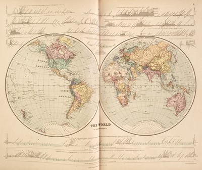 Lot 36 - Stanford (Edward, publisher). Stanford's London Atlas of Universal Geography, 1887