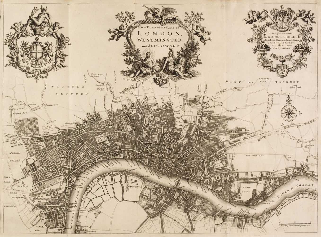 Lot 65 - Stow (John). A Survey of the Cities of London and Westminster, 1720