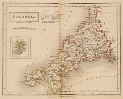 Lot 59 - Hall (Sidney). A Travelling County Atlas with all the Coach and Rail Roads..., 1842