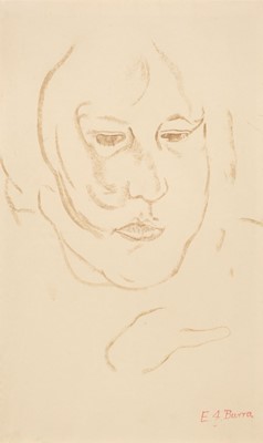 Lot 488 - Burra (Edward, 1905-1976). Woman's Head/Male Nude Torso