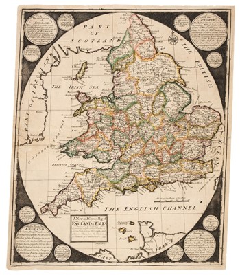 Lot 440 - England & Wales. Parker (Samuel), A New and Correct Map of England & Wales, circa 1727