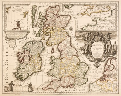 Lot 412 - British Isles. Desgranges, La Carte des Royaumes d'Angleterre
