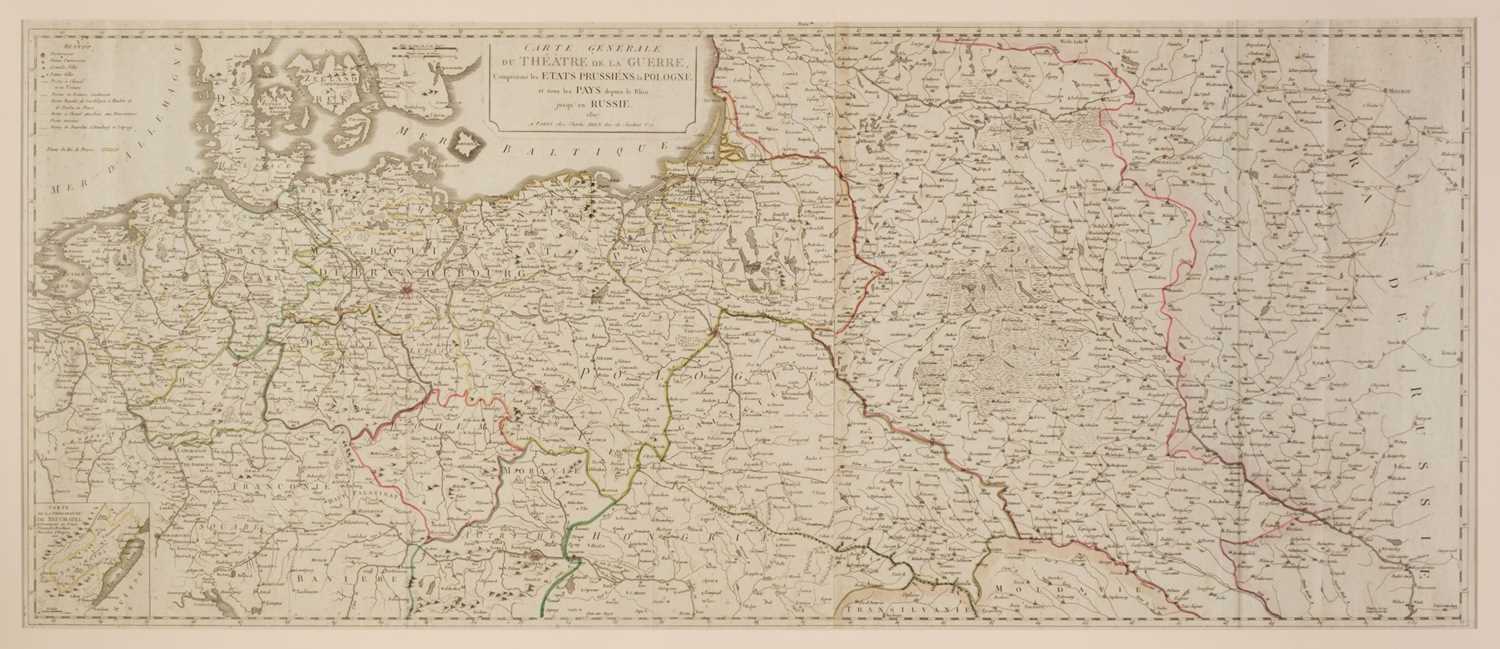 Lot 426 - Central Europe. Dien (Charles), Carte Generale du Theatre de la Guerre..., Paris, 1807
