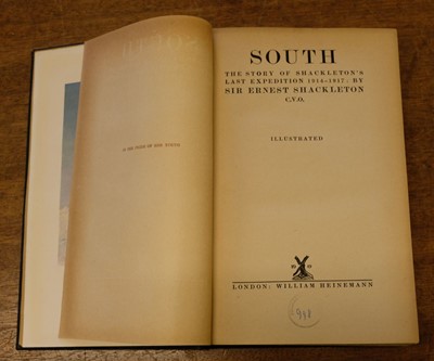 Lot 44 - Shackleton (Ernest). South, 1st edition 1919
