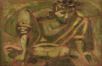 Lot 450 - Feibusch (Hans, 1898-1998). Narcissus, oil on board