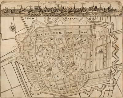 Lot 139 - Aa (Pieter van der). Les delices de Leide, 1712