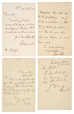 Lot 222 - Prime Ministers. A miscellaneous collection of British Prime Ministers’ autograph material