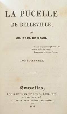 Lot 163 - De Kock (Charles Paul). Works, 85 volumes in 54, Brussels: Louis Hauman, circa 1835