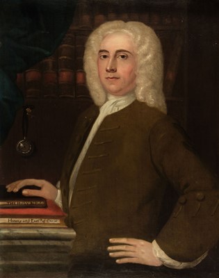 Lot 265 - English School. Portrait of a young gentleman, circa 1730s/40s