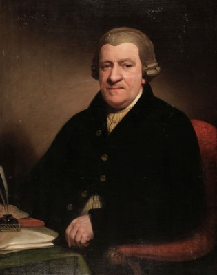 Lot 263 - English School. Portrait of George Bagster (1739-1819), circa 1800