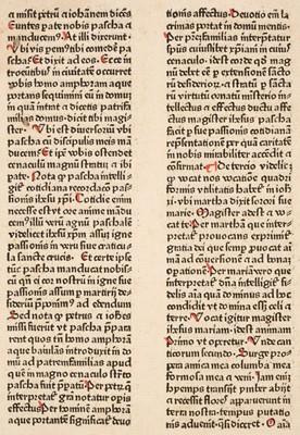 Lot 86 - Incunabula leaves. A group of ten leaves from incunabula, c.1473-1499