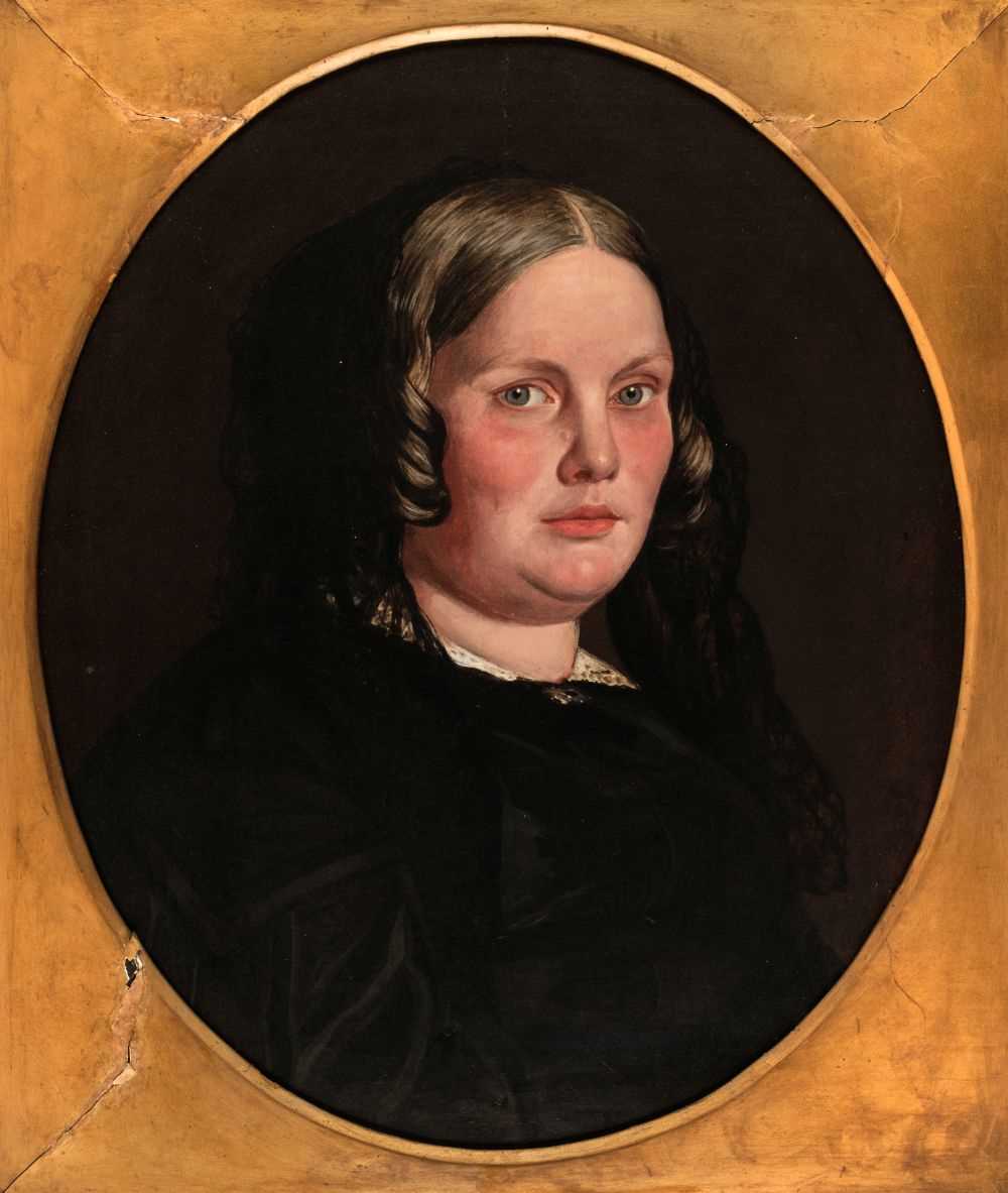Lot 276 - Corden (William, 1795-1867). Portraits of Cornelius and Susanna Bagster, 1860 & 1 other