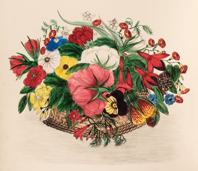 Lot 78 - Munson (Laura  Gordon).  Flowers  From My Garden, 1st edition, New York: Anson D.F. Randolph, 1864