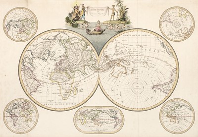 Lot 511 - World. Chamouin (Jean Baptiste Marie), Mappe-Mondes sur Diverses Projections, circa 1815