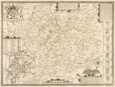 Lot 464 - Leicestershire. Speed (John), Leicester both Countye and Citie described..., 1st edition, 1611