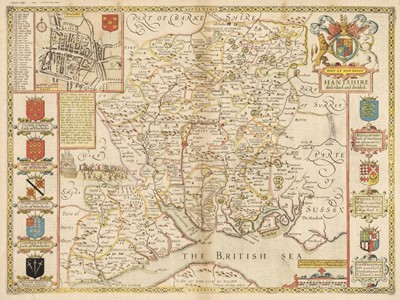 Lot 448 - Hampshire. Speed (John), Hantshire described and devided..., 1676