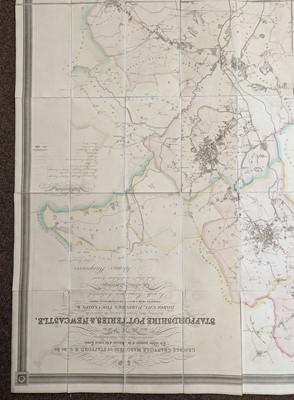 Lot 501 - The Potteries. Hargreaves (Thomas), Map of the Staffordshire Potteries & Newcastle, 1832