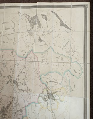 Lot 501 - The Potteries. Hargreaves (Thomas), Map of the Staffordshire Potteries & Newcastle, 1832