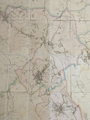 Lot 501 - The Potteries. Hargreaves (Thomas), Map of the Staffordshire Potteries & Newcastle, 1832