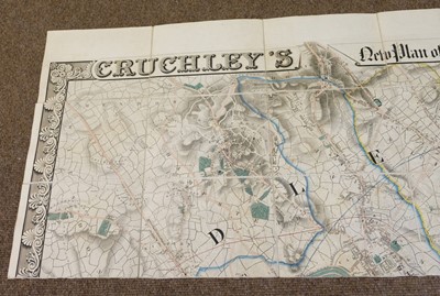 Lot 470 - London. Cruchley (G. F.). Cruchley's New Plan of London and its Environs, circa 1835