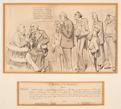 Lot 513 - Reed (Edward Tennyson, 1860-1933). A Deputation of the Unemployed, 1906