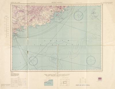 Lot 452 - Hong Kong and the Far East. Four military issue maps, circa 1944