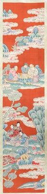 Lot 519 - Chinese. A carton of Chinese scrolls and posters, early 20th-century