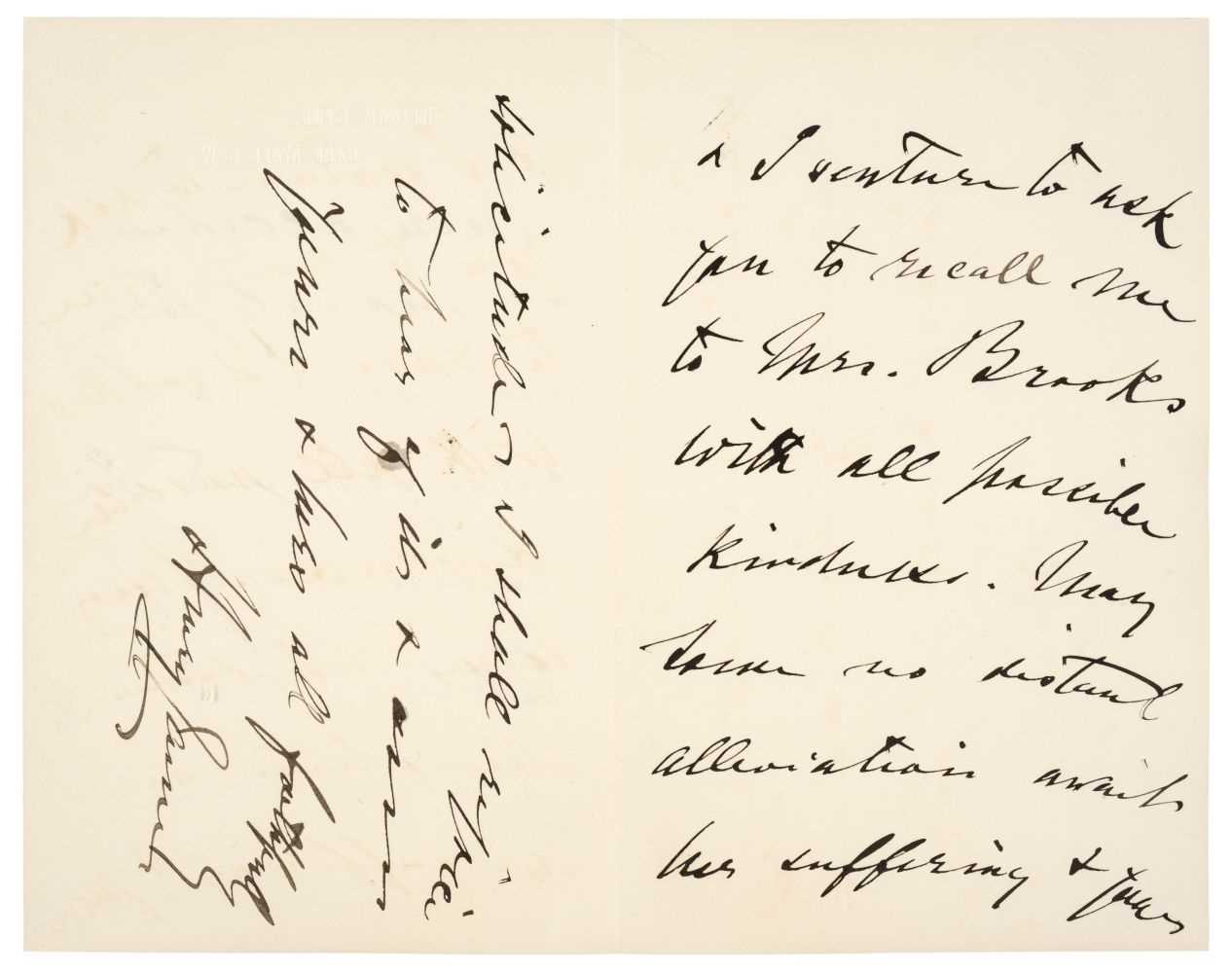 Lot 241 - James (Henry, 1843-1916). Autograph Letter Signed, 'Henry James', 2 July 1912