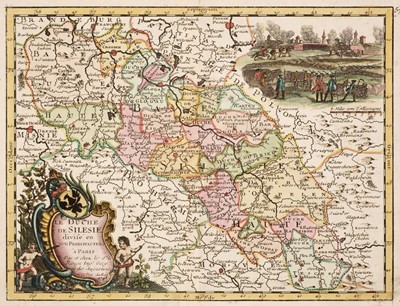 Lot 493 - Silesia. A collection of 20 maps, 18th century