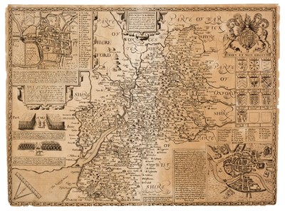 Lot 446 - Gloucestershire. Speed (John), Glocestershire contrived..., 1627