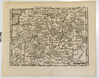 Lot 467 - Lithuania. Mercator (Gerard & Hondius Jodocus), Lithuania, circa 1630