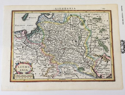 Lot 467 - Lithuania. Mercator (Gerard & Hondius Jodocus), Lithuania, circa 1630