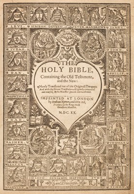 Lot 122 - Bible [English]. The Holy Bible, containing the Old Testament, and the New, 1620/21