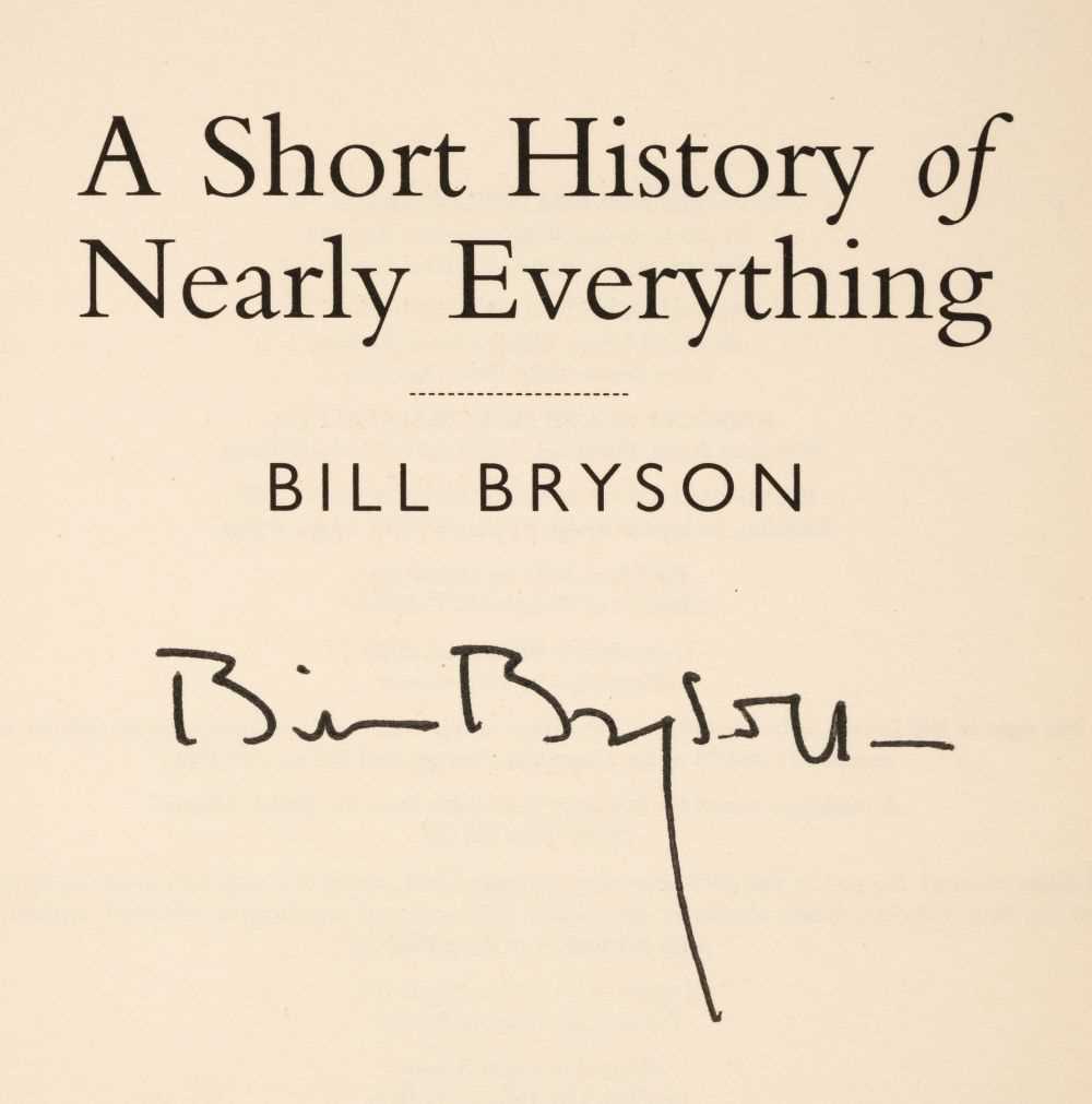Lot 322 - Bryson (Bill). A Short History of Nearly Everything, 1st edition, Doubleday, 2003