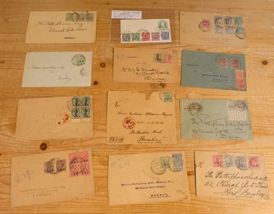 Lot 293 - Postal History: Persian Gulf/Mesopotamia. A Collection of E.F. Overprints Covers & Stamps