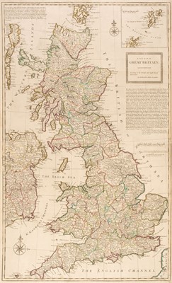 Lot 416 - British Isles. Moll (Herman), A New Map of Great Britain..., 1732