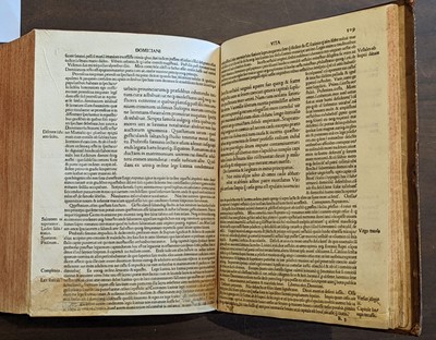 Lot 89 - Suetonius Tranquillus (Gaius). Vitae XII Caesarum, Bologna: Benedictus Hectoris, 5 April 1493