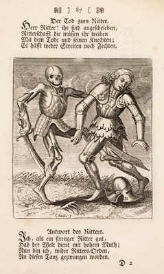Lot 153 - Merian (Matthaeus). La Danse des Morts, Basle: Jean Rod. Im'Hof & Fils, 1789
