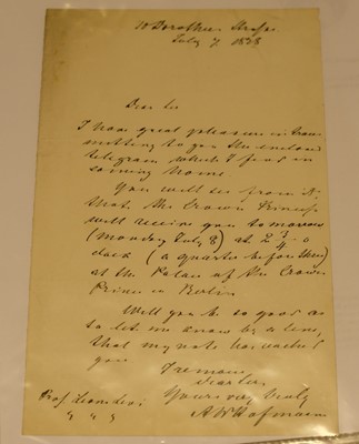 Lot 211 - Levi (Leone, 1821-1888). A collection of 68 mostly Autograph Letters Signed to Levi