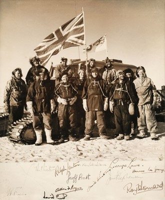 Lot 51 - The Commonwealth Trans-Antarctic Expedition. A vintage photograph