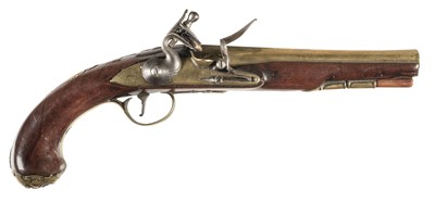 Lot 305 - Pistol. A fine Bristol made flintlock pistol by Joseph Callaway circa 1770