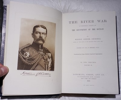 Lot 370 - Churchill (Winston Spencer). The River War, 2 volumes, 1899