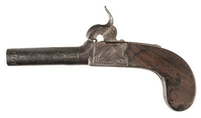 Lot 353 - Pistol. A percussion travelling pistol by Westwood of London